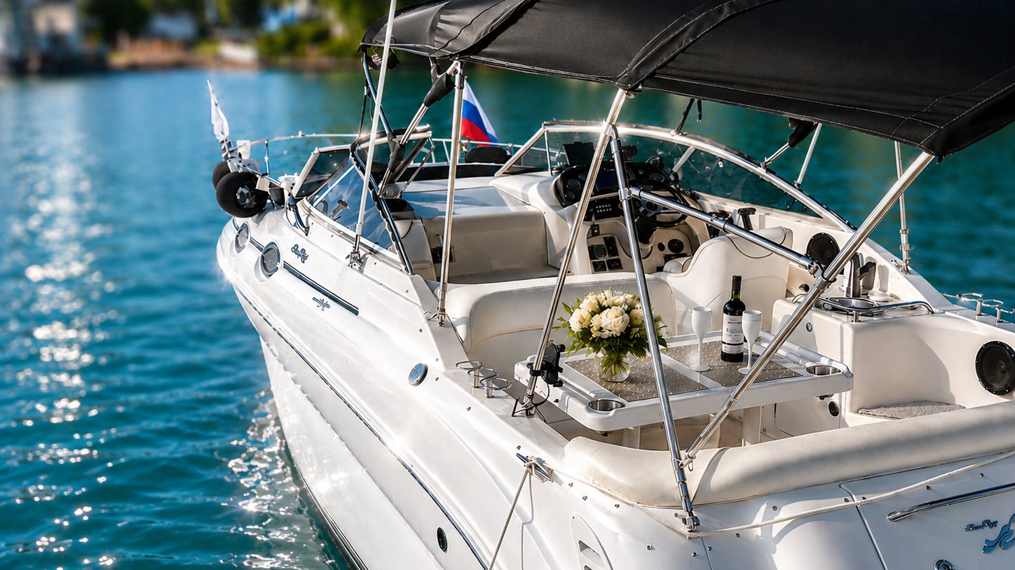 Катер Sea Ray 260 Sundancer для аренды в Долгопрудном и Москве